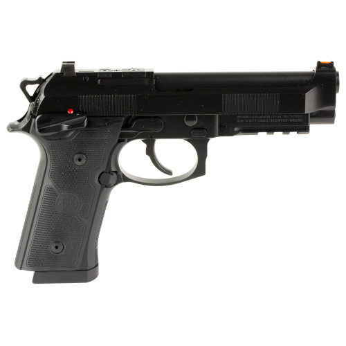 Beretta 92GTS 9mm, 4.7" Barrel, Black Cerakote, Optic Ready, 18rd