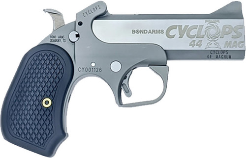 Bond Cyclops Big Bore 44 Rem Mag, 4.25" Barrel, Stainless Steel, 1rd