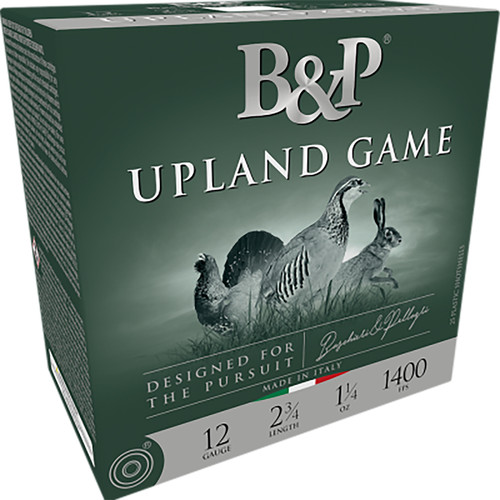 B&P Upland Game 28 Ga, 2.75", 1 oz, 5 Shot, 25rd Box
