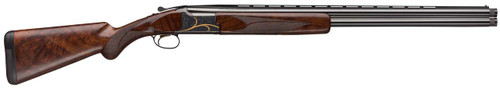 Browning Citori Gran Lightning 28 Ga, 3" Chamber 26" Barrel, Gloss Black Walnut, Engraved Black Rec, Gold Accents, 2rd
