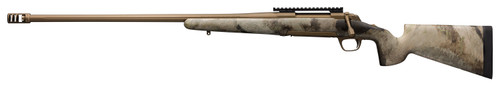 Browning X-Bolt Hell's Canyon McMillan Left Handed 6.5 PRC, 26" Threaded Barrel, A-TACS AU Camo, Bronze Rec, 3rd