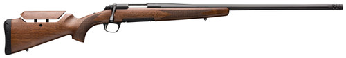 Browning X-Bolt Hunter Long Range 6.8 Western, 24" Threaded Barrel, Black Rec, Satin Walnut, 3rd