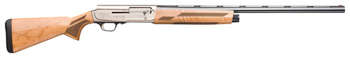 Browning A5 Ultimate Maple 12 Ga, 3" Chamber 28" Barrel, Silver Engraved Rec, Maple Stock, 4rd