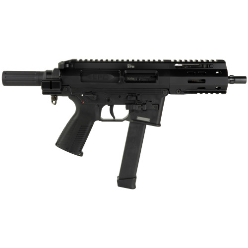 B&T SPC9 9mm, 5.9" Threaded Barrel, Black, Glock Magazine Compatible, 32rd