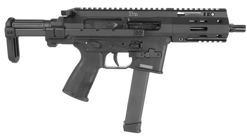 B&amp;T SPC9 SBR 9mm, 4.5" Barrel, Black, Glock Magazine Compatible, 33rd