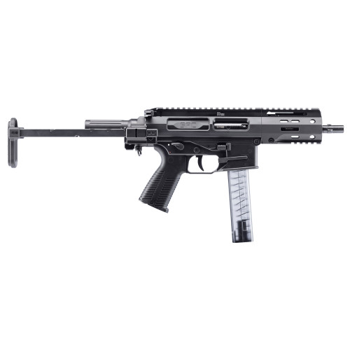 B&T SPC SBR 9mm, 4.5" Barrel, Black, PDW Stock, 30rd