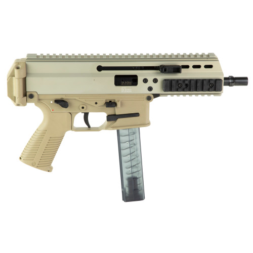 B&T APC9 PRO 9mm, 6.8" Barrel, Tan, Tri-Lug, 30rd