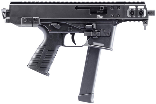 B&T GHM9 9mm, 4.3" Threaded Barrel, Black, Glock Mag Compatible, 33rd