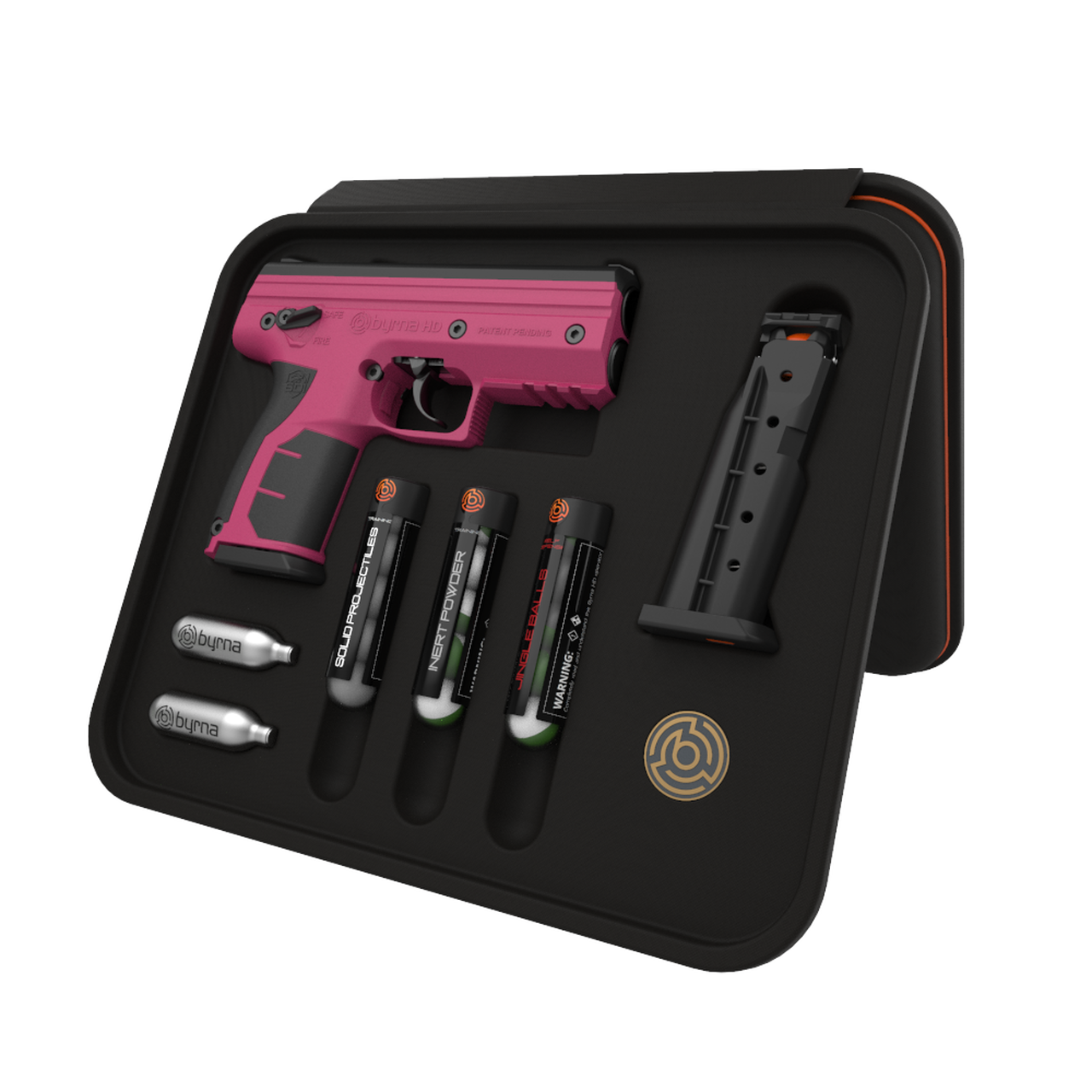 Byrna Hd Kinetic Kit No Chemical Irritant Hot Pink