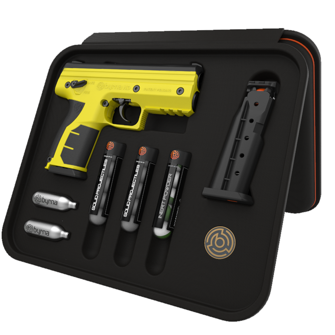 Byrna Hd Kinetic Kit No Chemical Irritant Bright Yellow