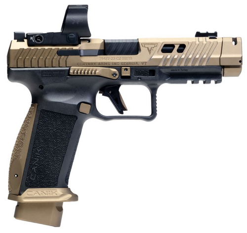 CANIK TTI Combat 9mm, 4.6" Barrel, MeCanik MO3 Optic Included, 18rd