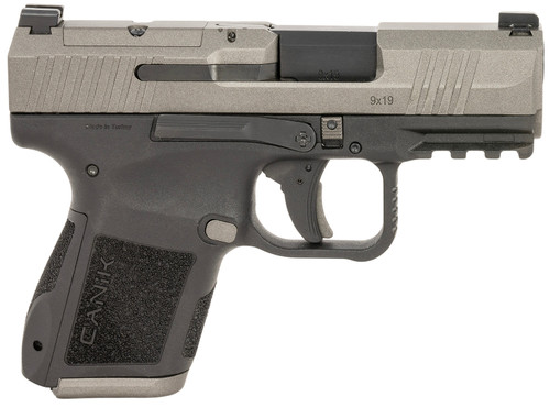 Canik METE MC9 Exclusive 9mm, 3.18" Barrel, Tungsten Cerakote Slide, Optic Ready, 15rd