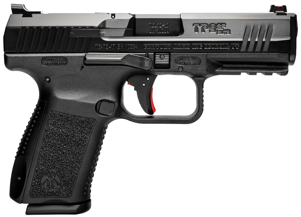 Canik TP9SF Elite 9mm, 4" MG Barrel, Warren Tactical Sights, Black, 10rd