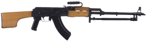 Century AES-10B RPK 7.62x39mm, 21.5" Barrel, Black Rec, Wood Furniture, Bipod, 30rd