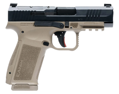 Canik METE MC9LS 9mm, 3.63" Barrel, Flat Dark Earth Frame, Black Slide, Optic Ready, 17rd