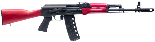 Century AK74 BFT556 Core 5.56x45mm, 16.5" Threaded Barrel, Russian Red Maple Furniture, Black Rec, 30rd