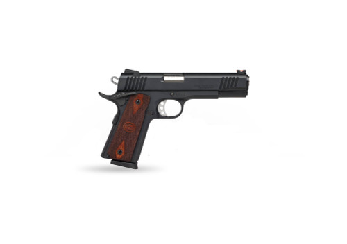 Charles Daly 1911 45 ACP, 5" Barrel, Black, Walnut Grips, 8rd