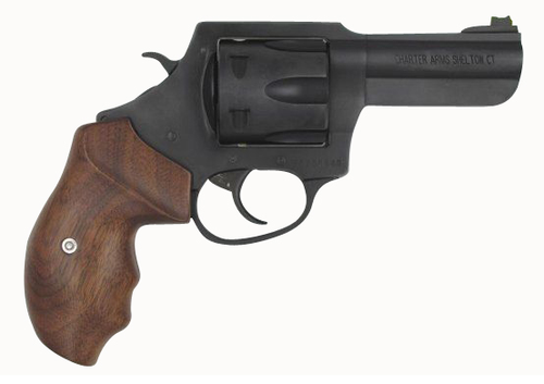 Charter Professional III 357 Magnum, 4.2" Barrel, Black Frame, Walnut Grip, 6rd