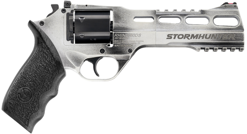 Chiappa Rhino 60DS 9mm, 6" Barrel, Stormhunter White, Walnut Grip, 6rd