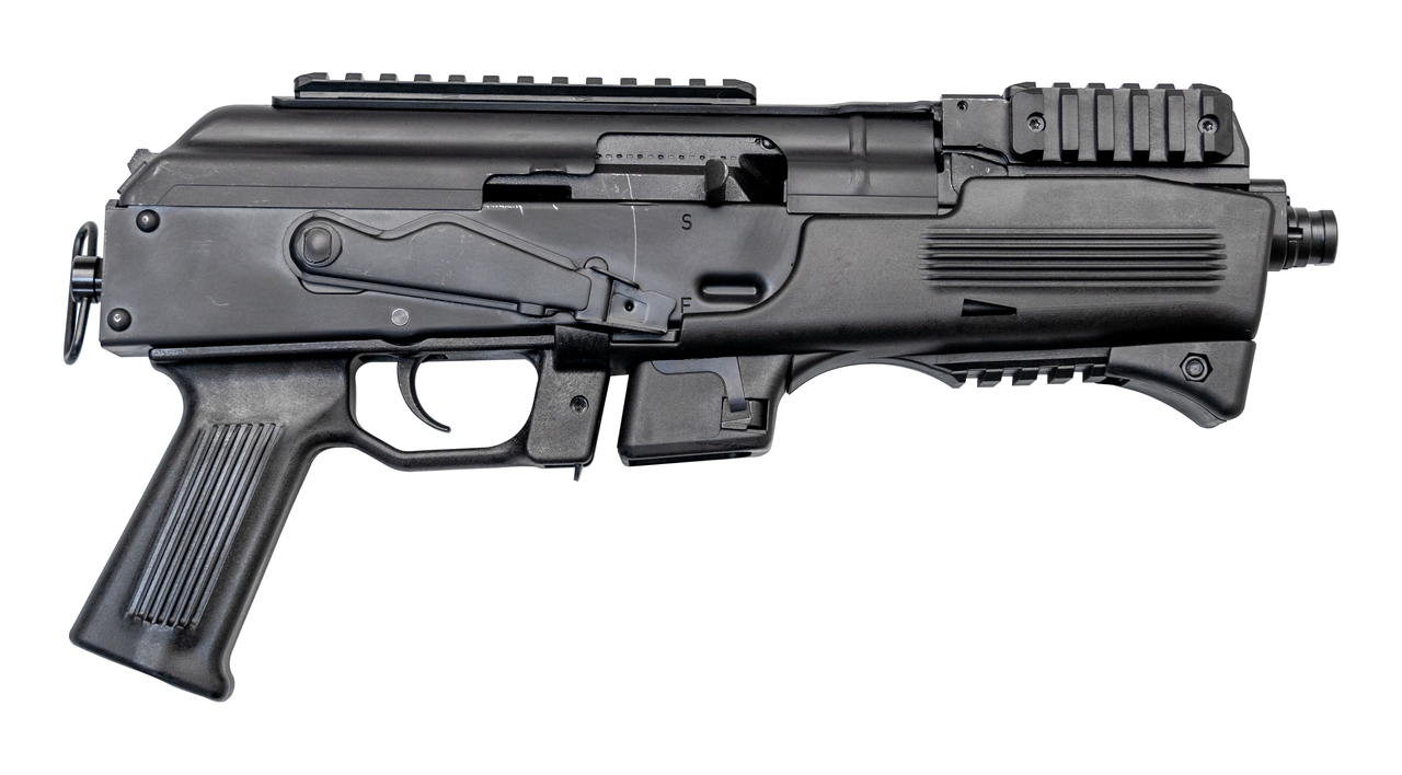 Charles Daly PAK-9 9mm, 6.3" Barrel, Beretta 92 Mags, No Brace, Black, 10rd