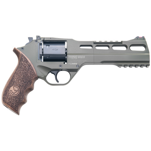 Chiappa Rhino 60DS 357 Magnum, 6" Barrel, Olive Drab Green, 6rd