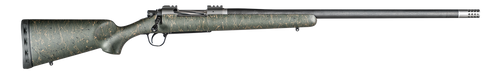 Christensen Summit TI 300 PRC, 26" Threaded Barrel, Green with Black/Tan Webbing, 3rd