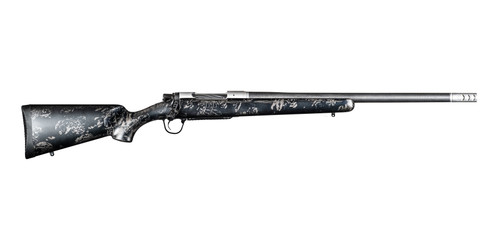 Christensen Ridgeline FFT 7mm PRC, 22" Threaded Barrel, Black, Gray Webbing, 3rd