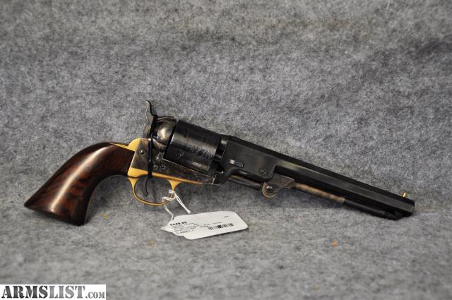 Cimarron 1851 Man with No Name Conversion 38 Special 7 5 Barrel Standard Blue Finish Walnut Grips 6rd Cimarron Firearms