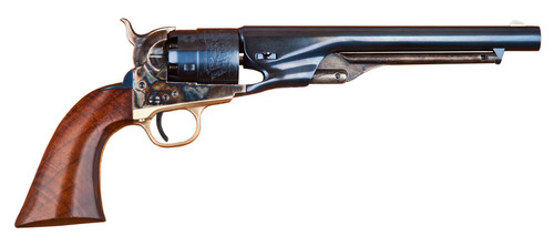 Cimarron 1860 Army 44 Cal, 8" Barrel, Charcoal Blued, 6rd