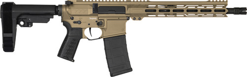 CMMG Banshee MK4 300 Blackout, 12.5" Taper Threaded Barrel, Coyote Tan Cerakote, CMMG RipBrace, 30rd