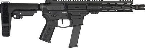 CMMG Banshee MKGS 40 S&W, 8" Taper Threaded Barrel, Black Cerakote, CMMG RipBrace, 22rd