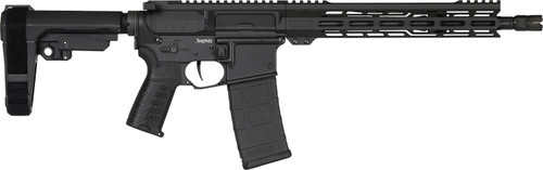CMMG Banshee MK4 5.56x45mm, 12.5" Taper Threaded Barrel, Black Cerakote, CMMG RipBrace, 30rd