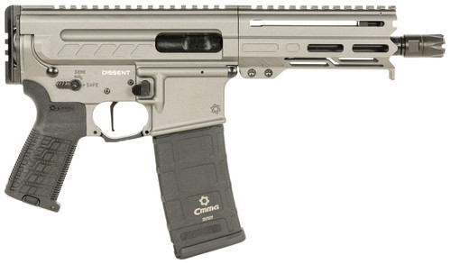 CMMG Dissent MK4 300 Blackout, 10.5" Threaded Barrel, Tungsten Cerakote, 30rd