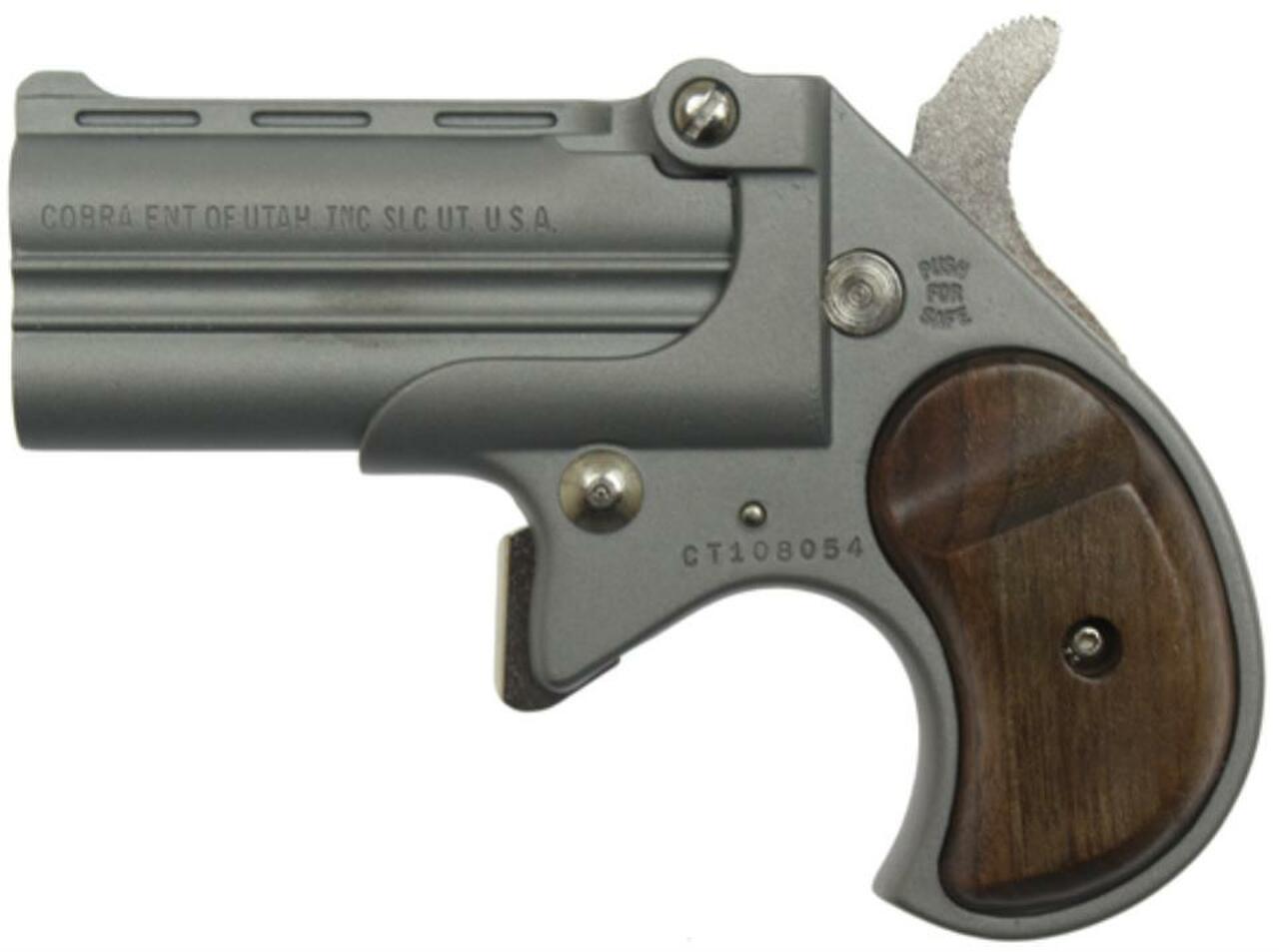 Cobra Derringer 9MM 2.75" Barrel, Satin Finish, Rosewood Grips