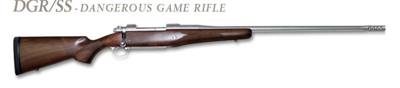 Montana Rifle Co. Dangerous Game 505 Gibbs, Walnut, Stainless, Right Hand