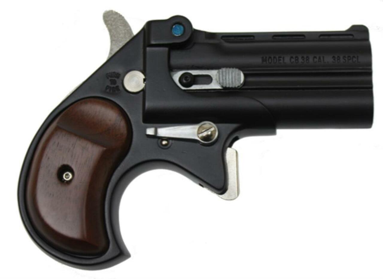 Cobra Big Bore Derringer, .38 Special, 2.75", Black, Rosewood Grips