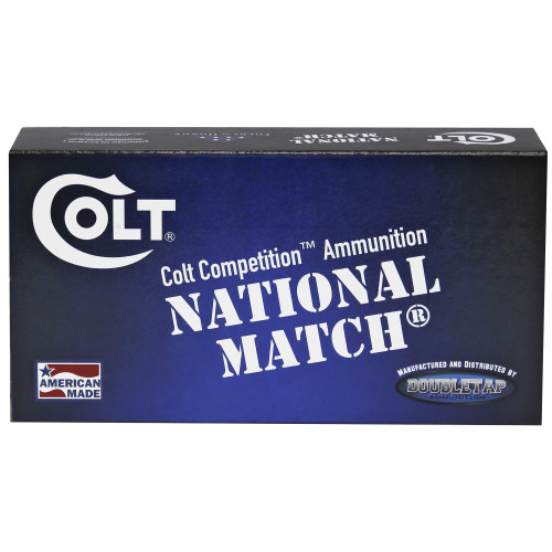DoubleTap Colt National Match 308 Win, 155gr, Tipped MatchKing, 20Bx/50Cs
