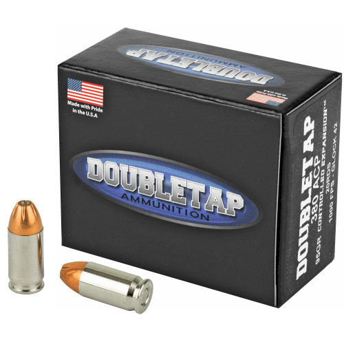 Doubletap Defense Controlled Expansion 380 ACP 95gr JHP 20bx 50cs