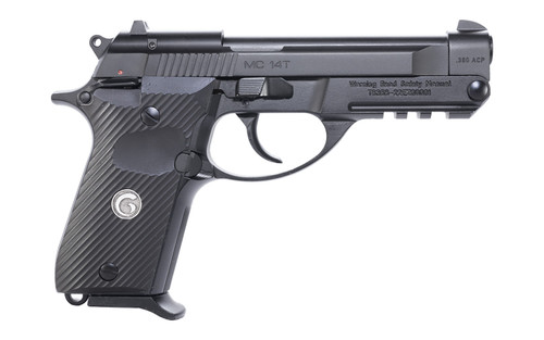 Girsan MC 14T Solution 380 ACP, 4.5" Barrel, Black, Tip-Up Barrel, 13rd