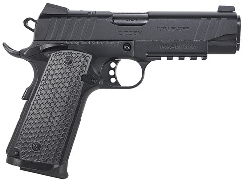 Girsan MC1911 C Influencer 10mm, 4.4" Barrel, Black Cerakote, Optic Ready, 9rd