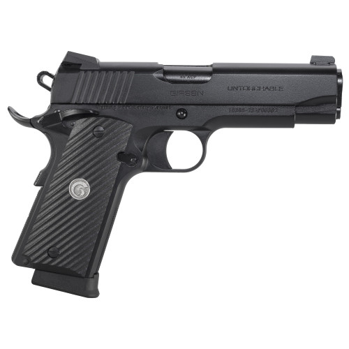Girsan MC1911C Untouchable 45 ACP, 4.4" Barrel, Black, G10 Grips, 8rd