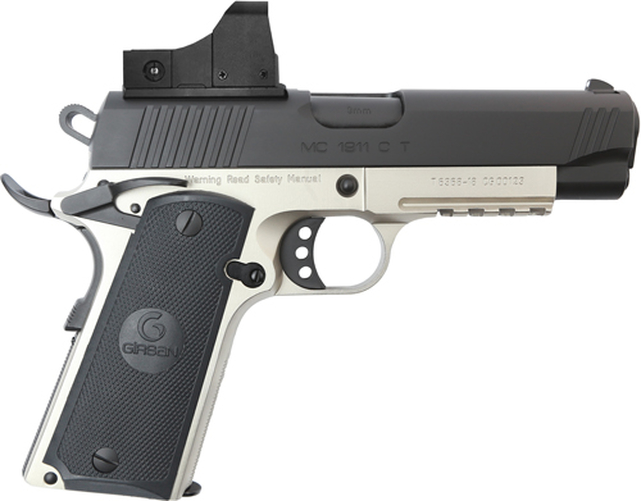EAA Girsan MC1911C Commander 9mm, 4.4" Barrel, Perry RDS, Two-Tone, 9rd
