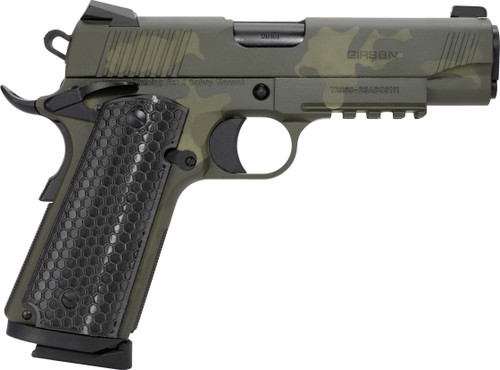 Girsan MC1911 C Untouchable 9mm, 4.4" Barrel, Olive Drab Camo, G10 Grip, 9rd