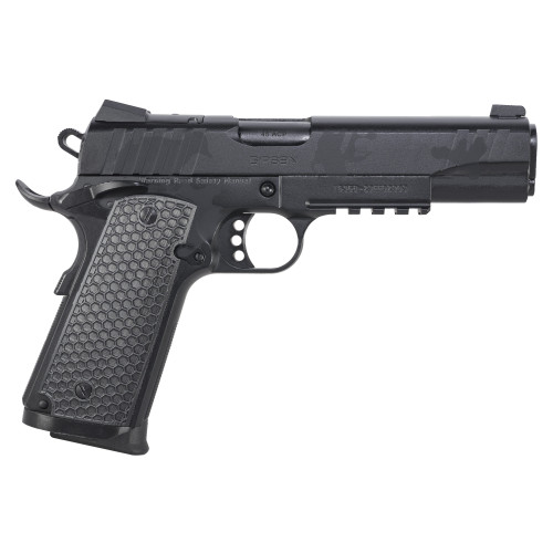 Girsan MC1911S Influencer 45 ACP, 5" Barrel, Black Camo, Optic Ready, 8rd