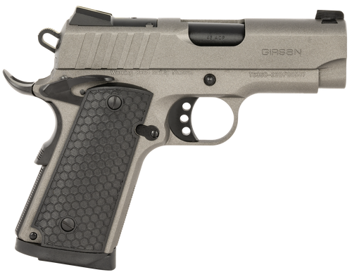 Girsan MC1911 Influencer 45 ACP, 3.4" Barrel, Tungsten Gray Cerakote, Optic Ready, 6rd