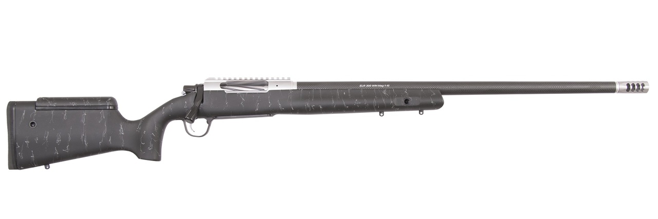 Christensen E.L.R. .30 Nosler, 26" Barrel, Black W/ Gray Webbing Stock