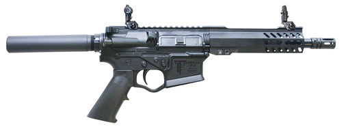ET Arms Omega P1 5.56mm, 7.50" Threaded Barrel, A2 Hider, Flip Up Sights, Buffer Tube Brace, A2 Grip, M-Lok Free-Float Handguard, 60rd