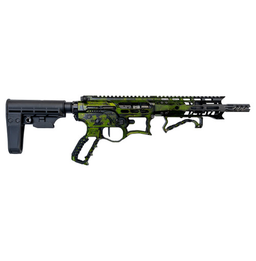 F1 BDRX-15 223 Wylde, 7.5" Barrel, Tippmann Brace, XS7M Handguard, Green Galaxy, 30rd