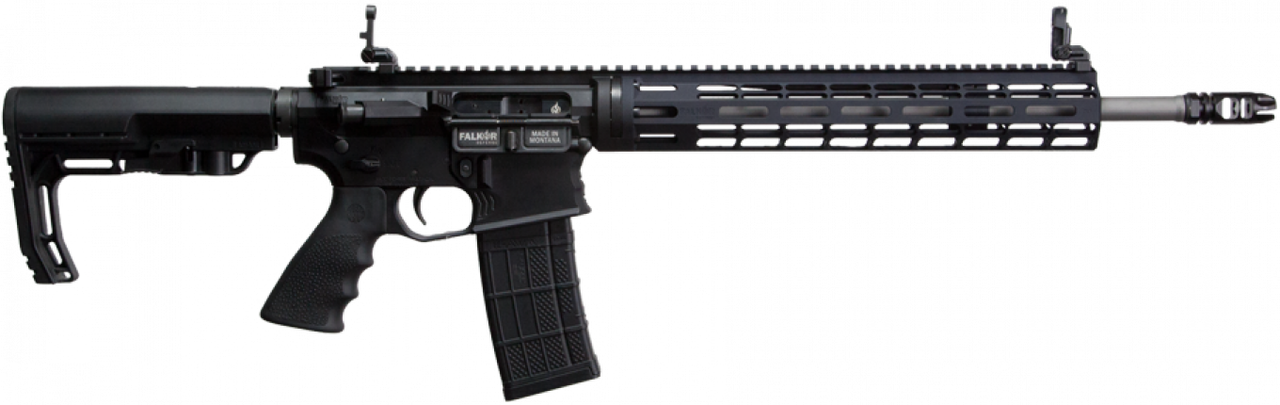 Falkor The Standard AR-15 Rifle, 223 Remington/Wylde Black, 16in Barrel