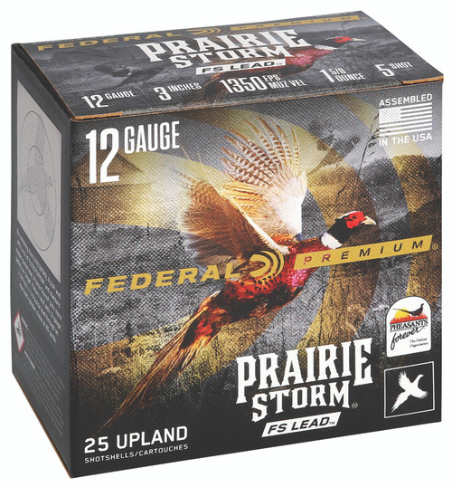 Federal Premium Prairie Storm FS 12 Ga, 3", 1 5/8 oz, 5 Shot, 25rd Box